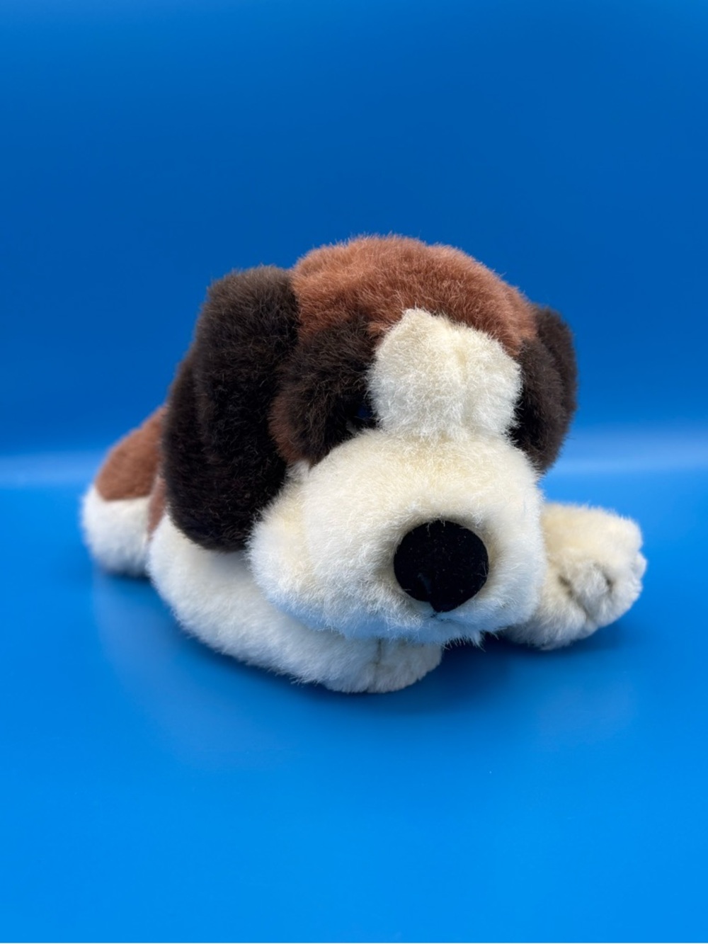 Vintage Russ Berrie "Barrels" Saint Bernard Puppy Dog 9Stuffed Animal Plush